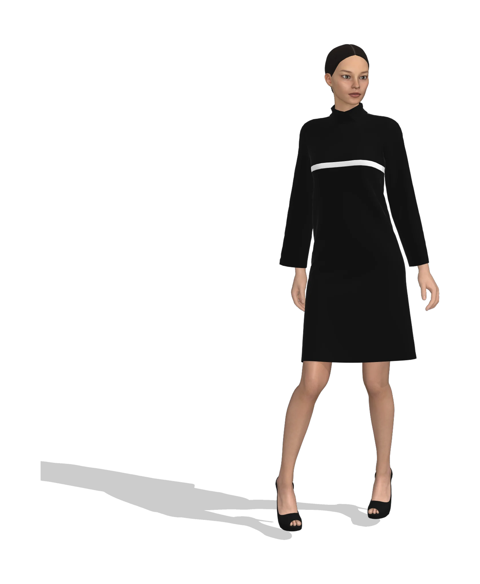 KDscion p72 full sleeve sheath dress